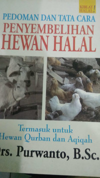 Image of Pedoman Dan Tata Cara Penyembelihan Hewan Halal, Termasuk Hewan Qurban dan Aqiqah