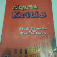 Image of Alquran Kritis Studi Tematik dan Metoda Baru