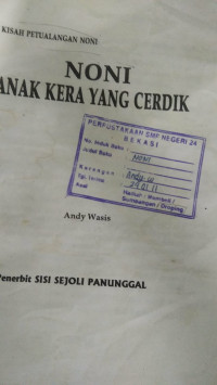 Noni Anak Kera Yang Cerdik