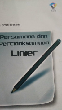 Persamaan Dan Pertidaksamaan Linier